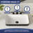 Ceramic Porcelain Rectangle Bathroom Vessel Sink-118702595