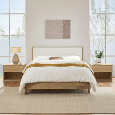 Hanief Natural 3- Piece Bedroom Set
