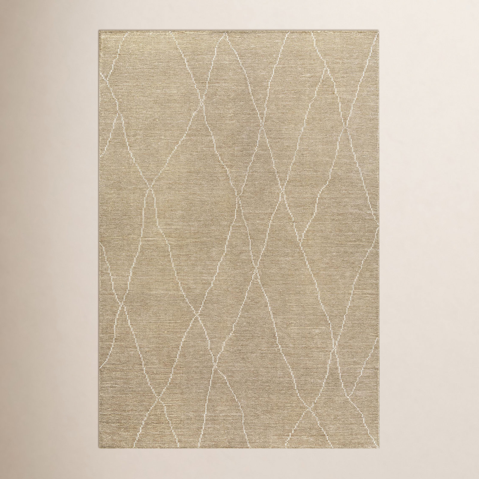 Delaney Handmade Recycled P.E.T Indoor/Outdoor Rug, Rectangle 2' x 3'