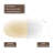 CASAINC 67" x 30" Freestanding Solid Surface Soaking Bathtub with Wood Grain ＆ Center Drain, Oval