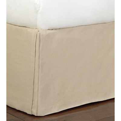 Breeze Linen Pleated Bed Skirt