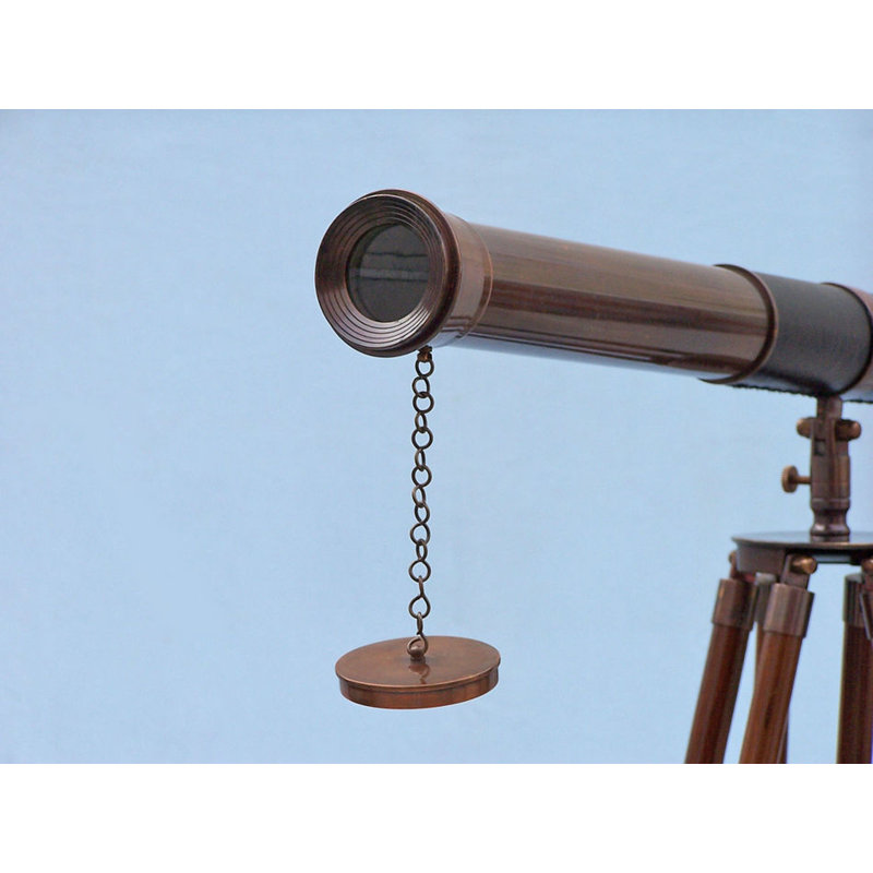 Télescope refractaire admirals, Cuivre antique / Cuir