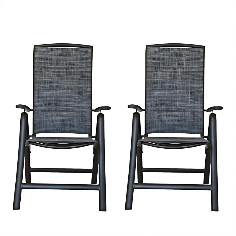 Ensemble de 2 chaises de patio pliantes