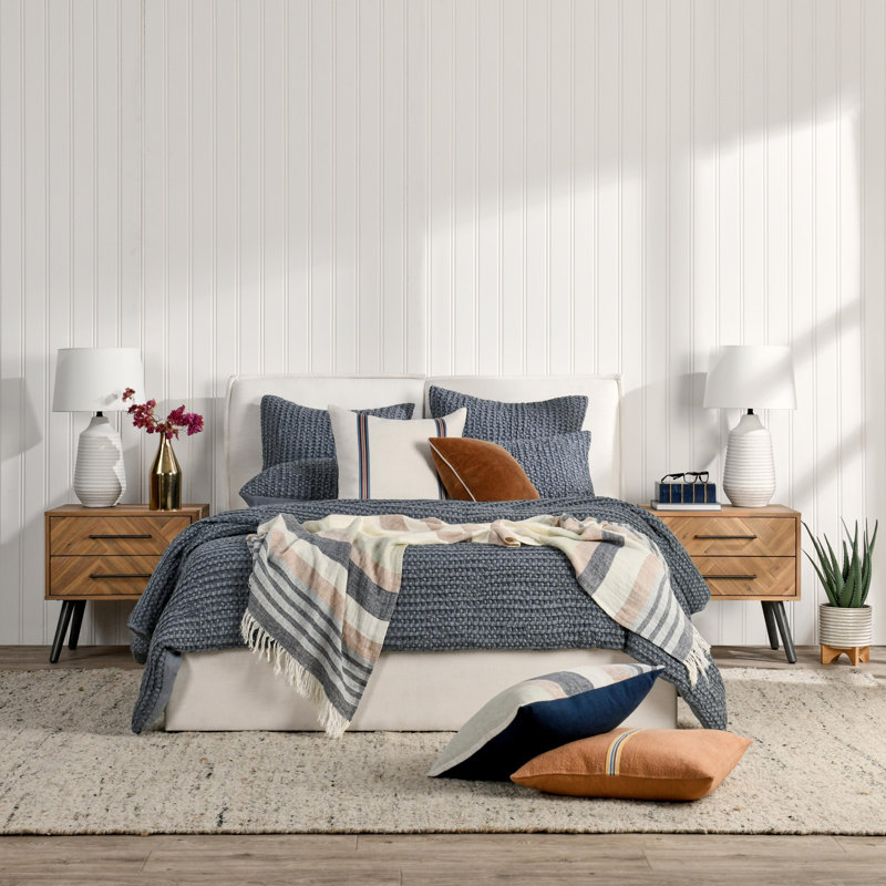 Tasmin Quilt, King Quilt, White