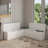 Efrayim 63" Cushioned L-Shaped Corner Storage Benc