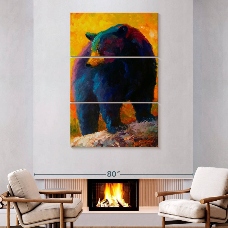 Brampt Checking Smorg, 74" H x 48" W