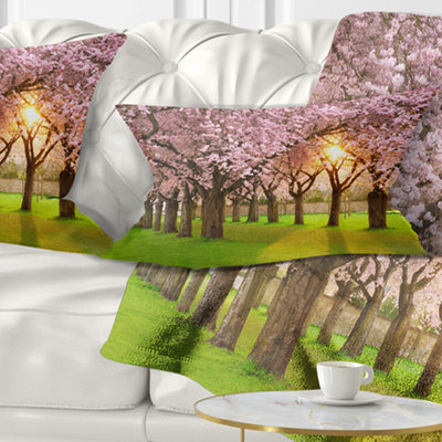 Floral Throw Pillow