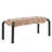 47'' Teddy Braided Fabric Upholstered End Of Bed Bench-119867485