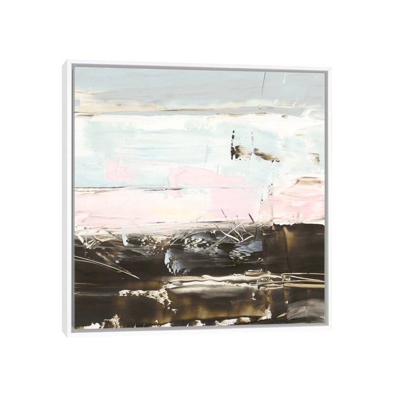 « Layer Cake II » par Ethan Harper, reproduction d’art, Toile blanche encadrée, H 26 po x l 26 po x P 1,5 po, Pas de tapis