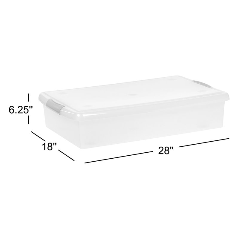 Rangement sous le lit en plastique IRIS