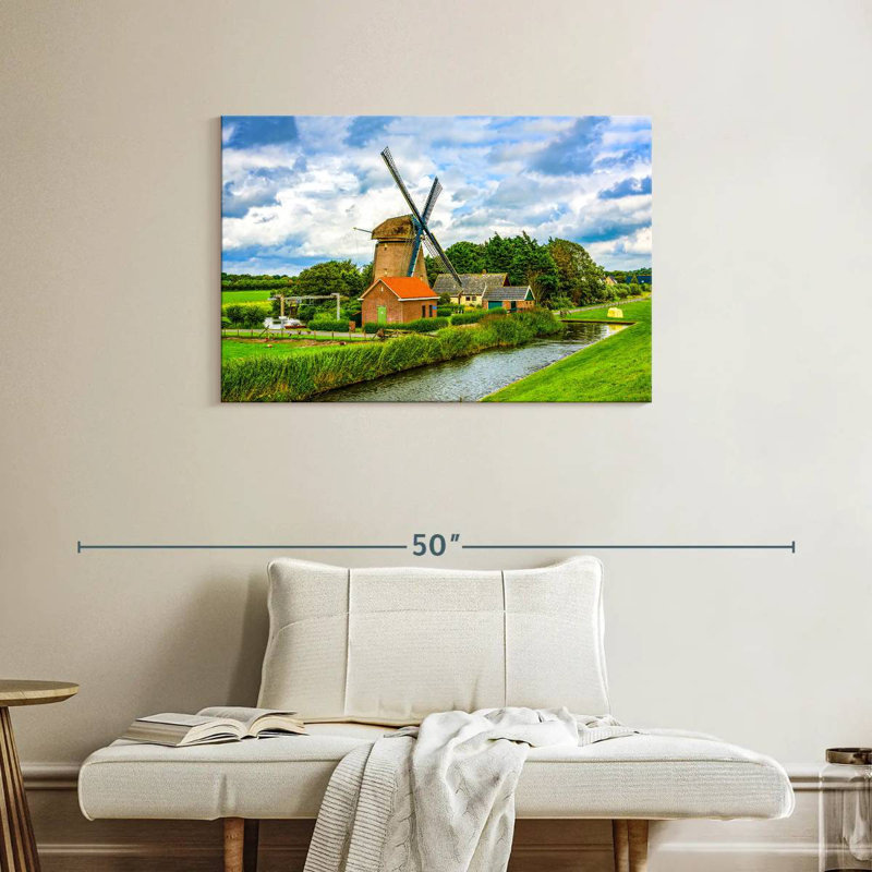 Moulin à vent hollandais Alvord, H 24 po x l 36 po