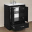 Meuble-lavabo moderne 24 po avec lavabo en céramique, portes à fermeture douce-114292560