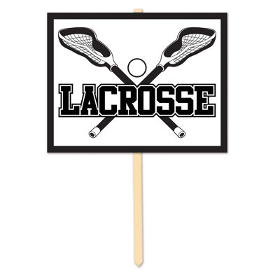Enseigne de jardin le lacrosse le