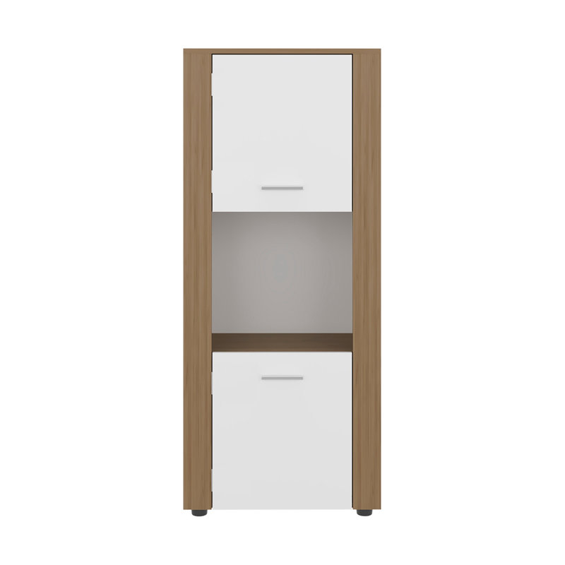 Armoire de rangement verticale en chêne naturel