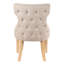 Chaise d'appoint rembourrée en tissu Elijah-1886217540
