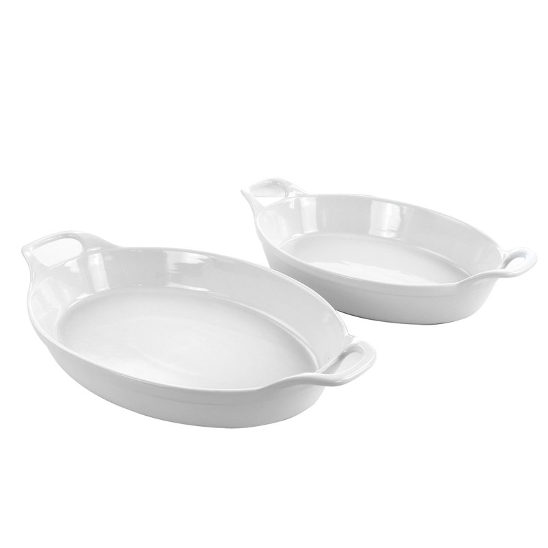 Martha Stewart 2 Piece Stoneware Baker Set