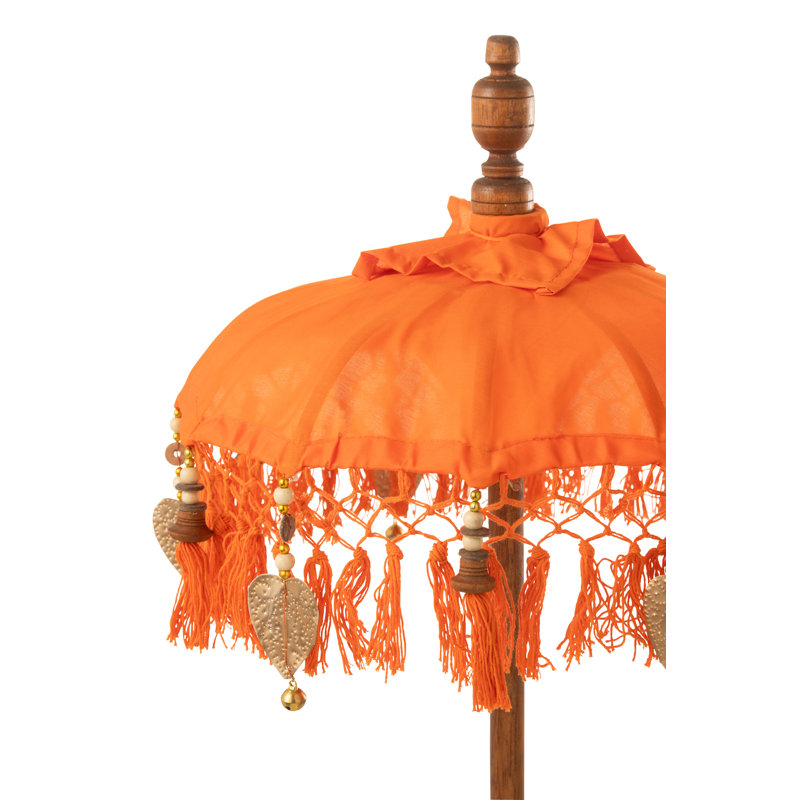Annalysa 14cm Traditional Parasol, Orange
