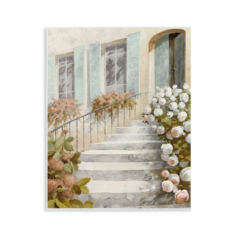 Plaque murale florale pour escalier d'entrée, design par LORENZO COLLECTIVE
