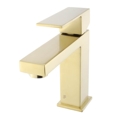 Robinet de salle de bain à un trou avec bonde escamotable et panier-filtre
