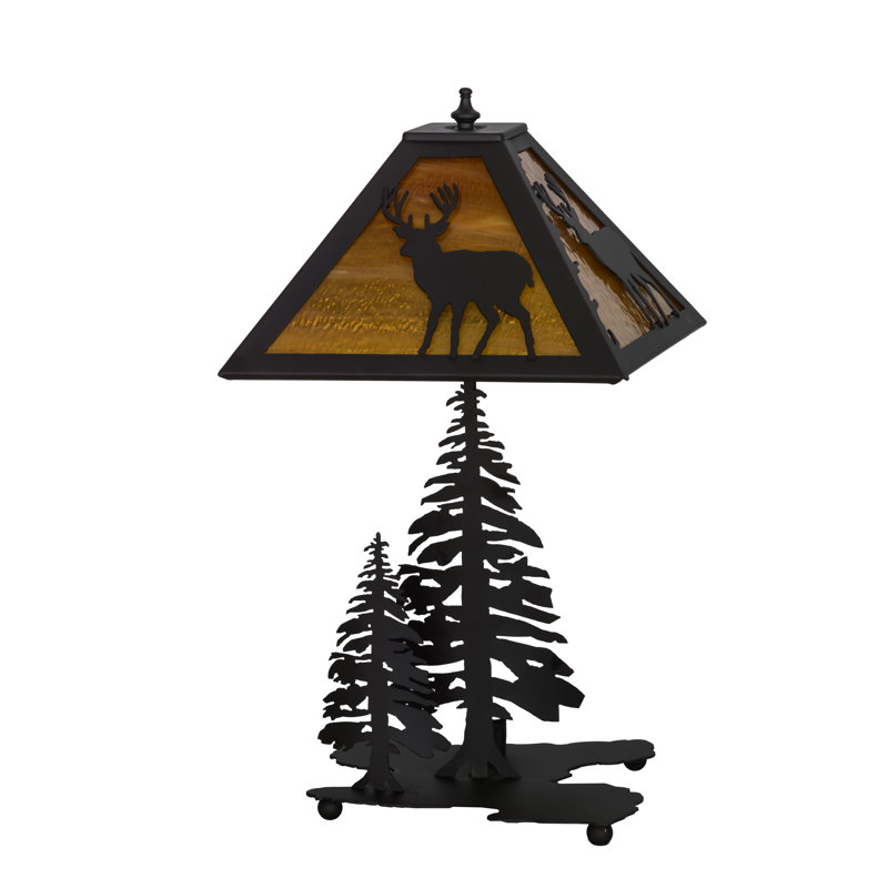 Rustic Lodge Table Lamp