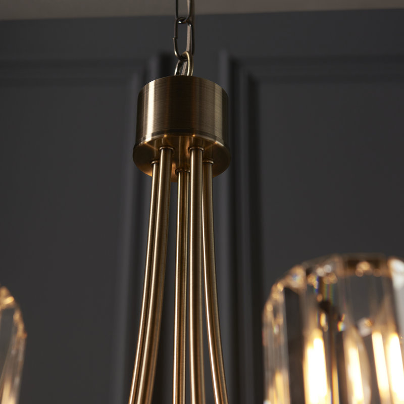 Ampelius 5 - Light Waggon Wheel Chandelier
