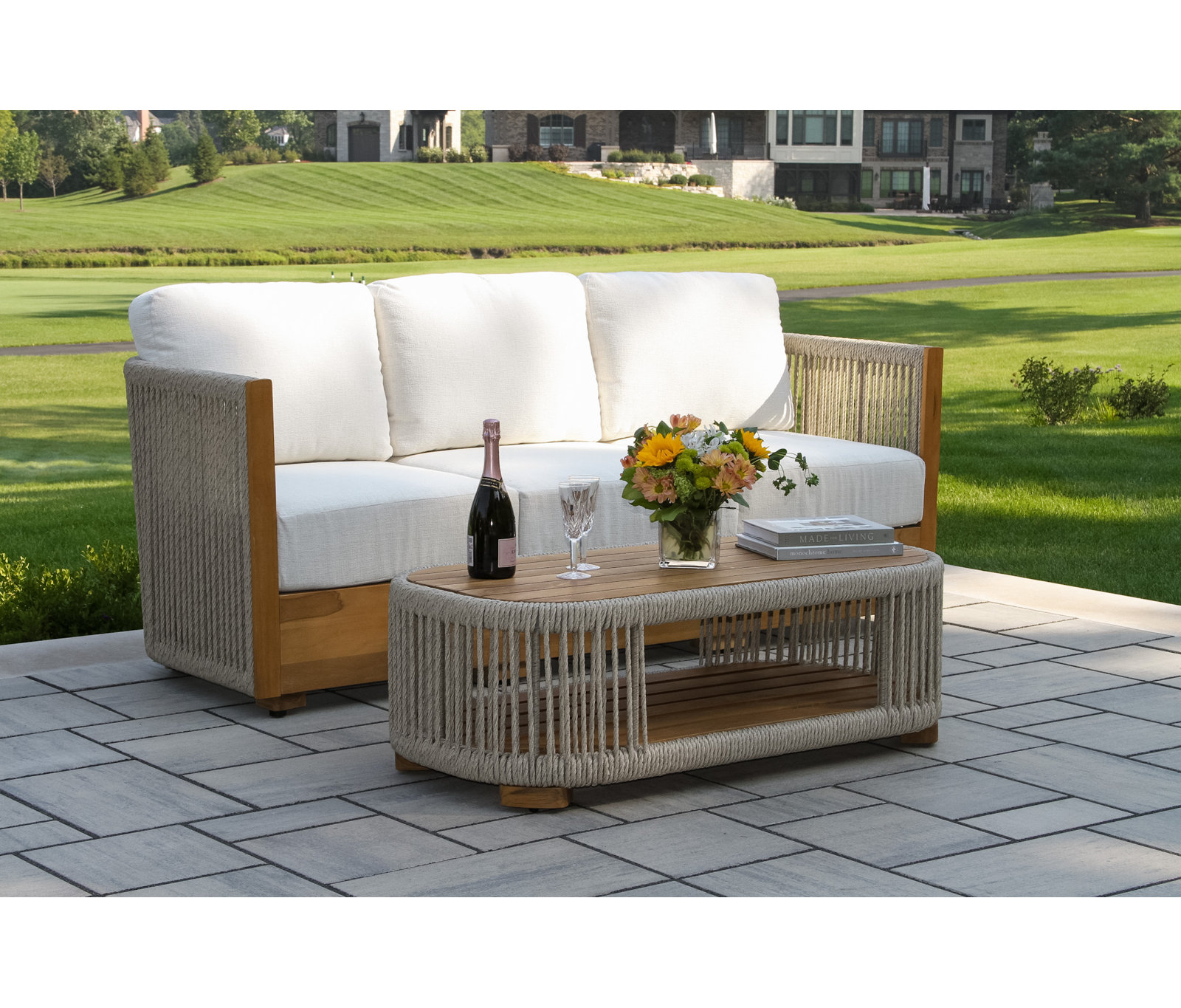 Aniston Coffee Table, Ivory