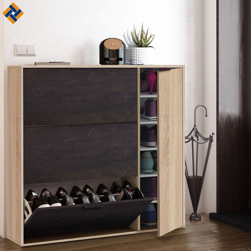 25 Pair Shoe Storage Cabinet