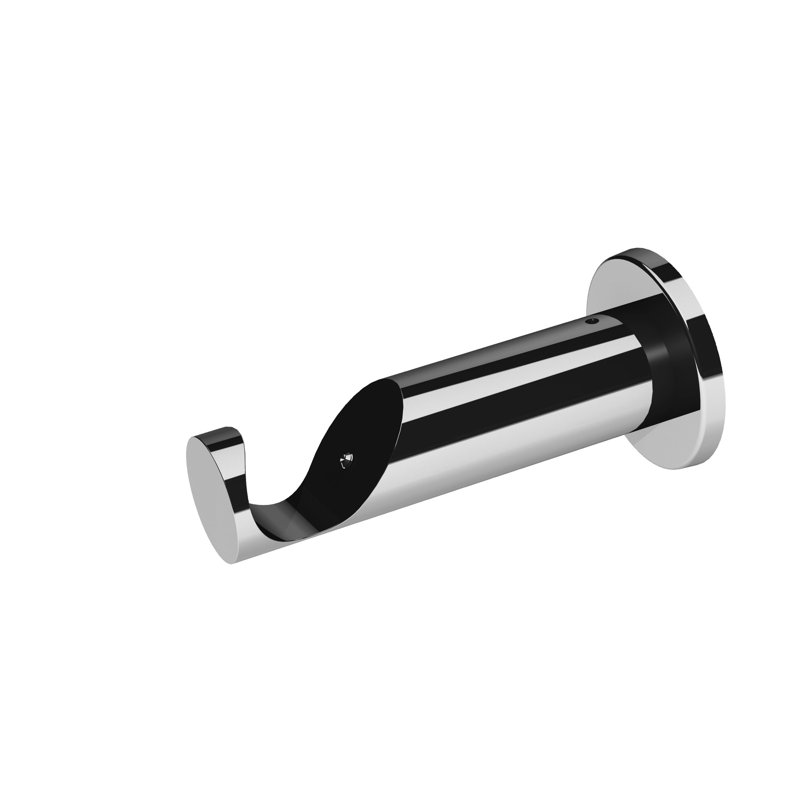 5.5cm Curtain Hardware Accessory, Chrome, 5.5cm H x 5.5cm W x 11.9cm D