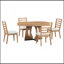 Table de salle à manger ronde pour 4 avec chaises, ensemble de table de salle à manger extensible avec rallonge centrale amovible de 16 po, ensemble de table de salle à manger rétro 5 pièces à motif géométrique unique pour la cuisine et la salle à manger-716533506