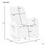 Chaise berçante à haut dossier pour chambre de bébé