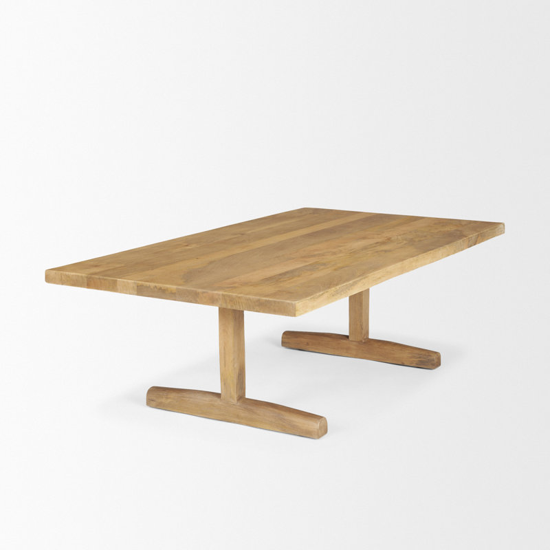 Table basse en bois massif Rune, Brun