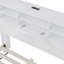 Queen Size Vintage Platform Bed,With Storage Headboard And Charging Station
