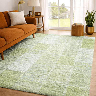 Premium Machine Washable Dream Shag ADS631 Patchwork Rug