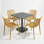 4 -Person Steel Dining Set-553011677-553878862