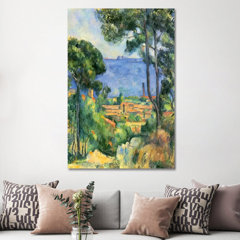 Forest Of Trees by Paul Cezanne - Wrapped Canvas Painting, 152.5 cm H x 101.5 cm W