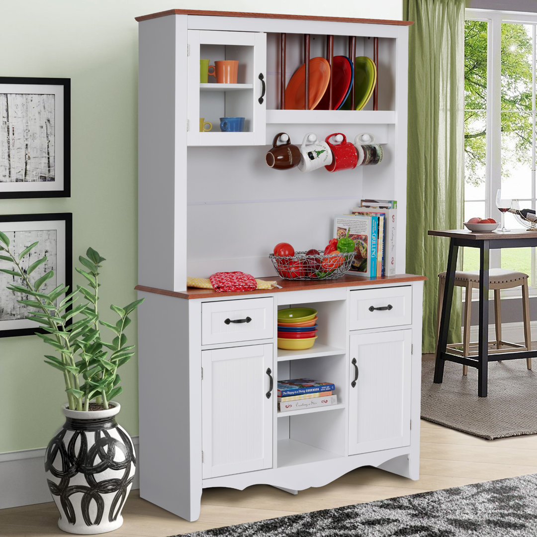 OS Home And Office Furniture Countryside Buffet And Hutch Red Barrel Studio®