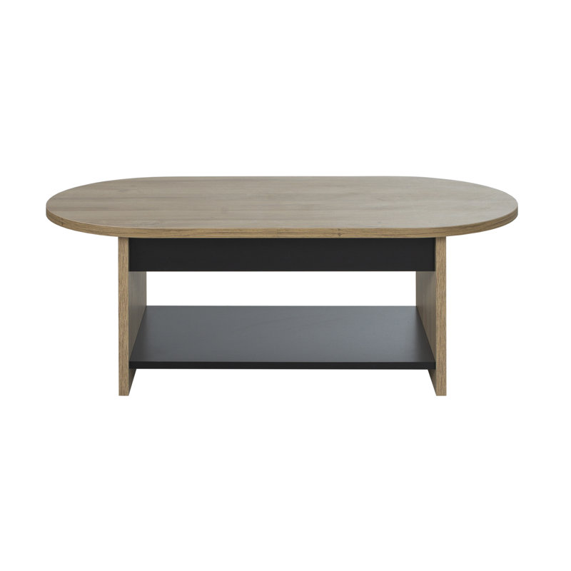Jahim Pedestal Coffee Table with Storage