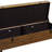 Linen Upholstered Bench with Cabinet