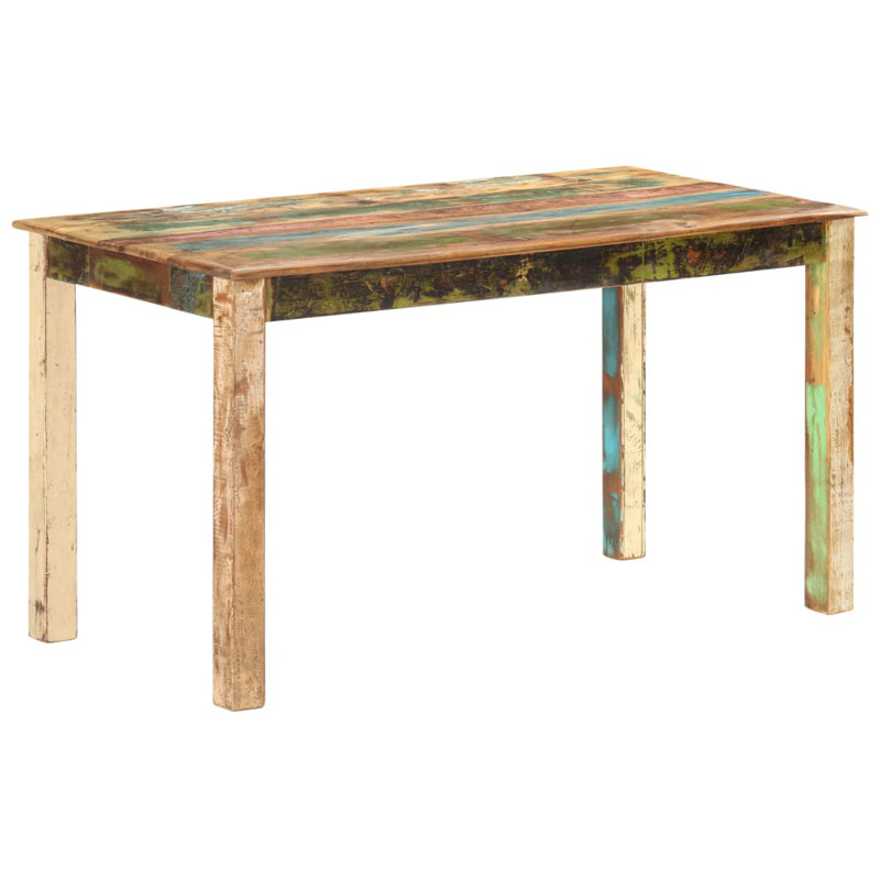 Curry Solid Wood Top Dining Table, H76 x L140 x W70cm