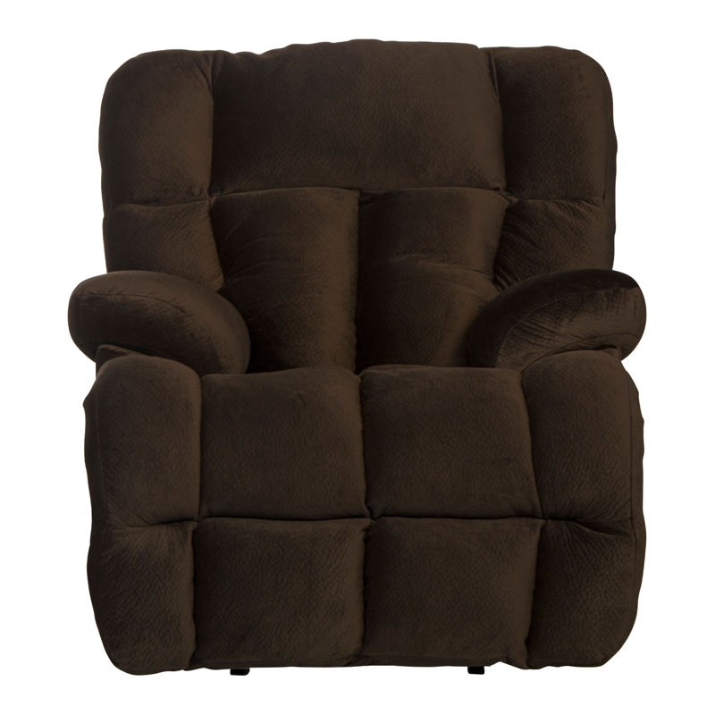 Fauteuil inclinable standard 44 po Glenrock, Mélange de polyester brun