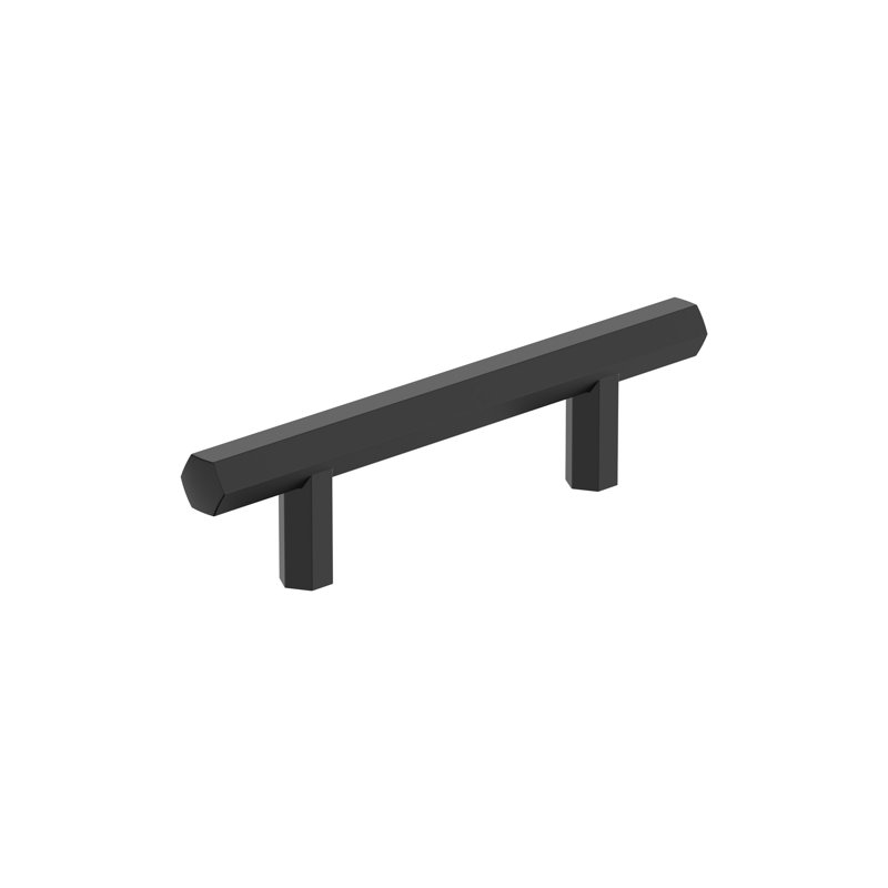 Caliber Bar Pull, Matte Black, 3"