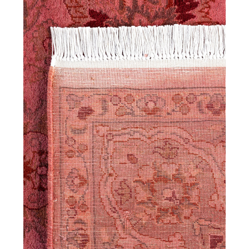 Overdyed One-of-a-Kind 4' 8" X 7' 2" Hand Knotted Area Rug