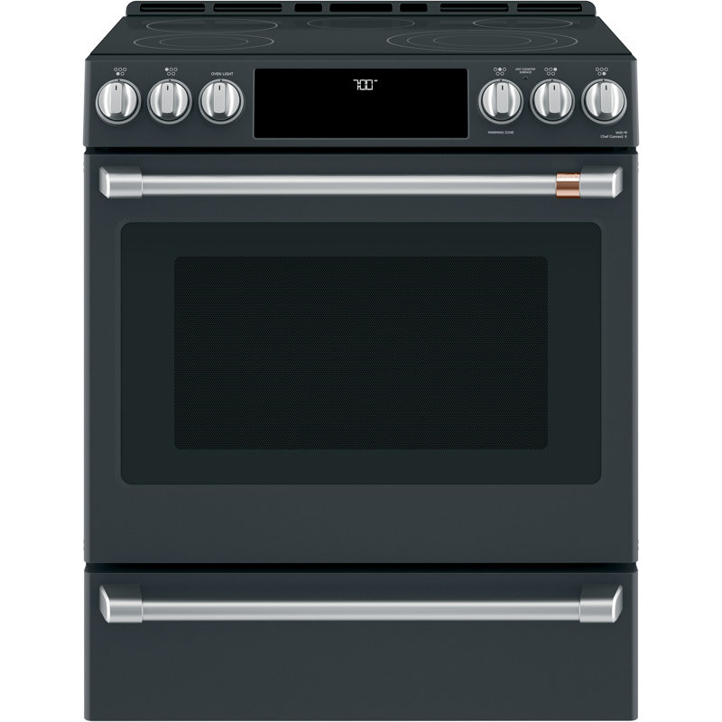Front Control Electric Range Handle Kit, Brushed Stainless