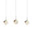 Bridie 3 - Light LED Cluster Pendant
