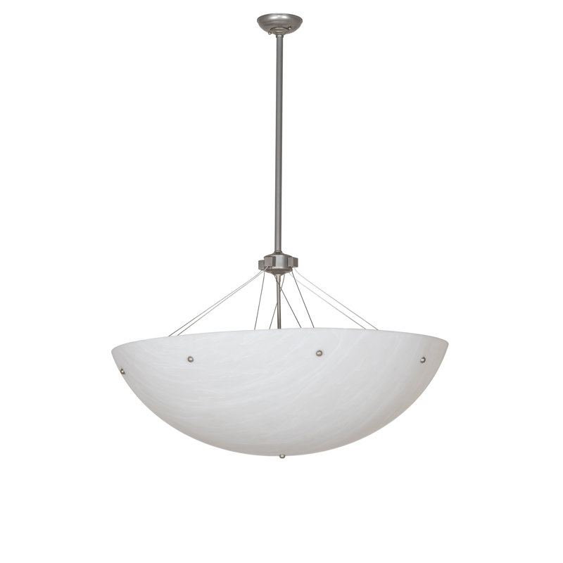 36" Wide Cypola Alabaster Inverted Pendant