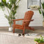 Chaise Adirondack pliante en bois massif pour l'extérieur Philbrick-1004122330
