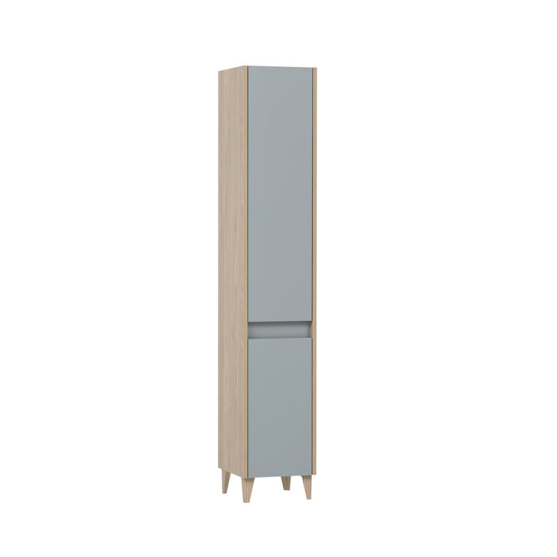 Calvin-Leigh Freestanding Bathroom Cabinet, Pigeon Blue