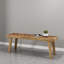 Banc de salle à manger en bois de manguier naturel 48 pouces style boho
