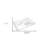 16" Clear Rectangular Crystal Serving Tray