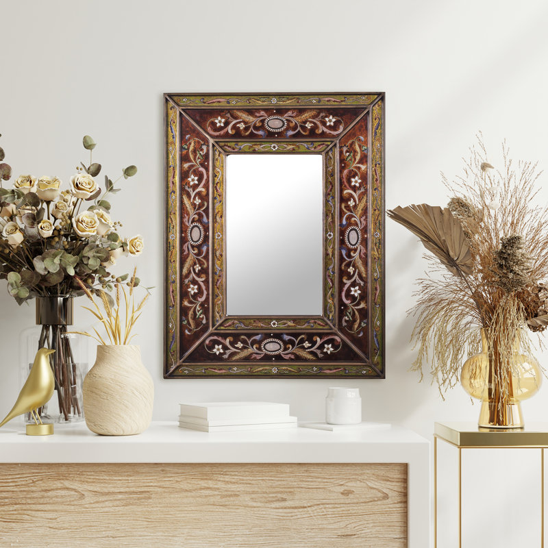 Miroir mural Cajamarca Warmth, Brun